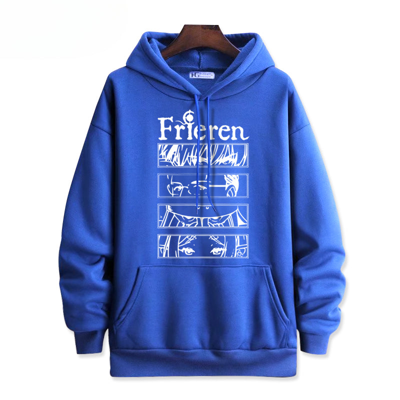 Casual Anime Graphic Printed Hoodie