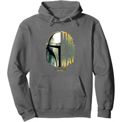 The Mandalorian This Is The Way Helmet Logo Stack Pullover Hoodie