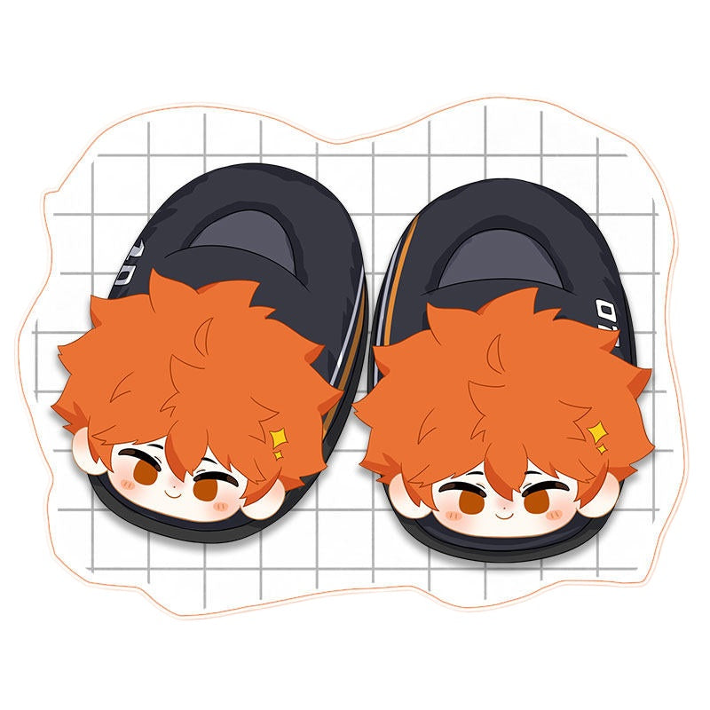 Hinata Kageyama Kenma Plush Doll Cotton Slippers