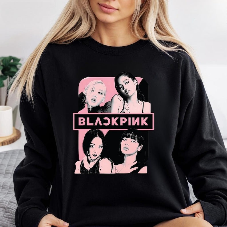 BP Born Pink Graphic Sweatshirt Top