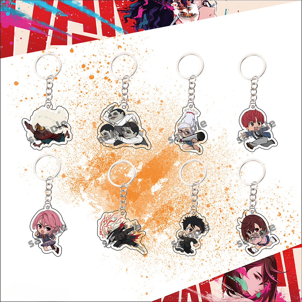 Cute Anime Acrylic Keychain Pendant
