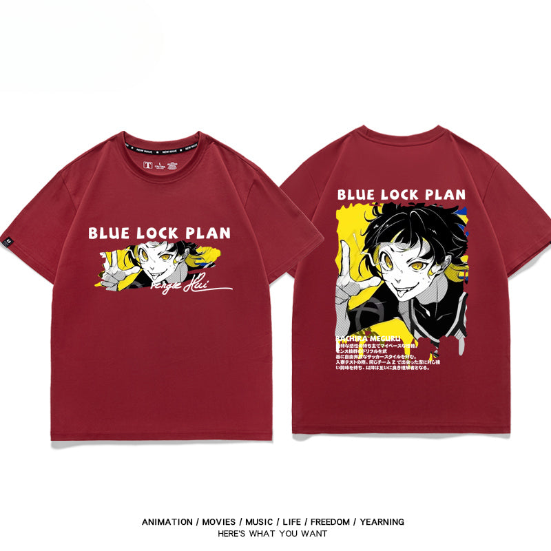 Casual Anime Print Short-sleeved T-shirt