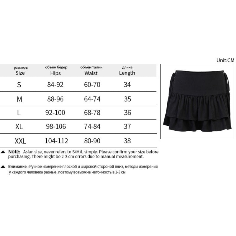 Black High Waist Mini Skirt