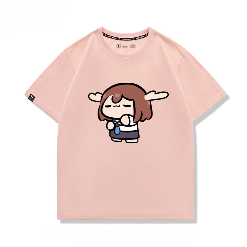 Unisex Anime Graphic Short-sleeved T-shirt