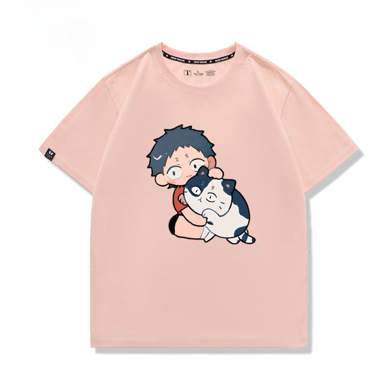 Women's Cute Anime Short-sleeved T-shirt