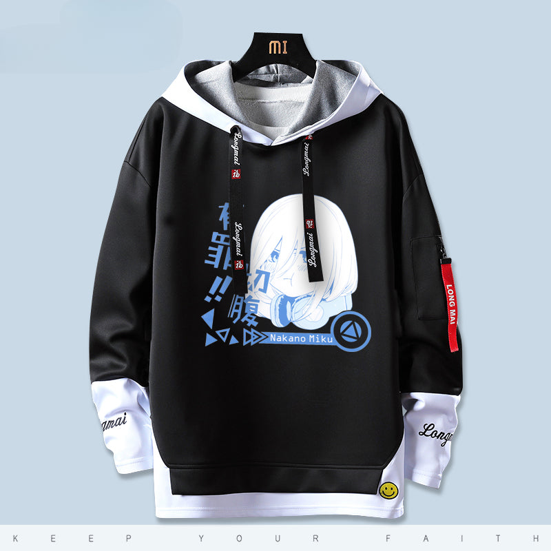 Versatile Nakano Anime Men's and Women's Hoodie