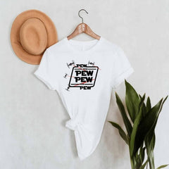 Funny SW Pew Pew with Drone T-shirt
