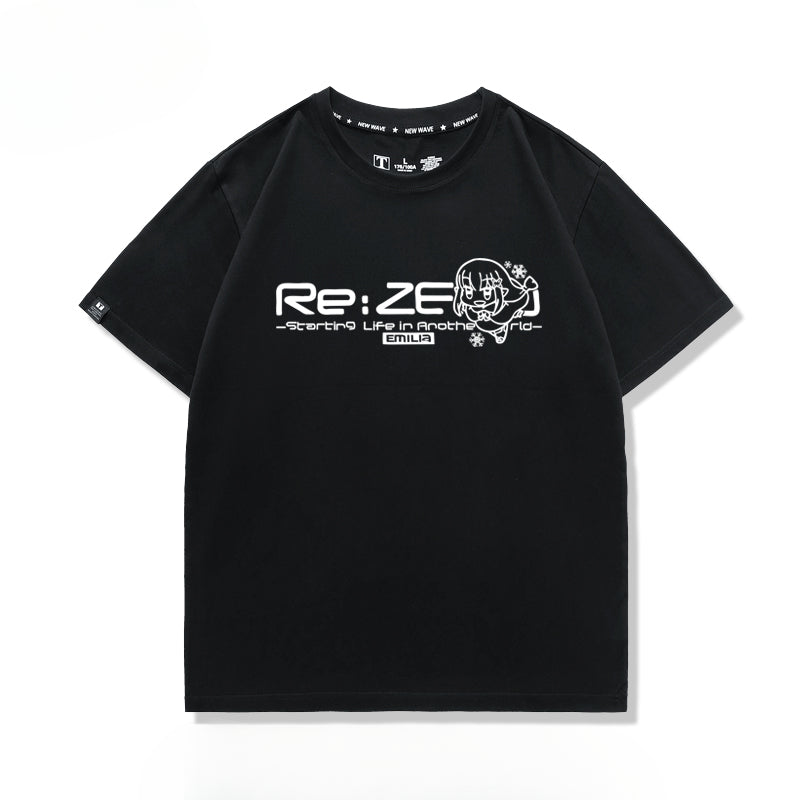 Unisex Anime Graphic Short Sleeve T-Shirt