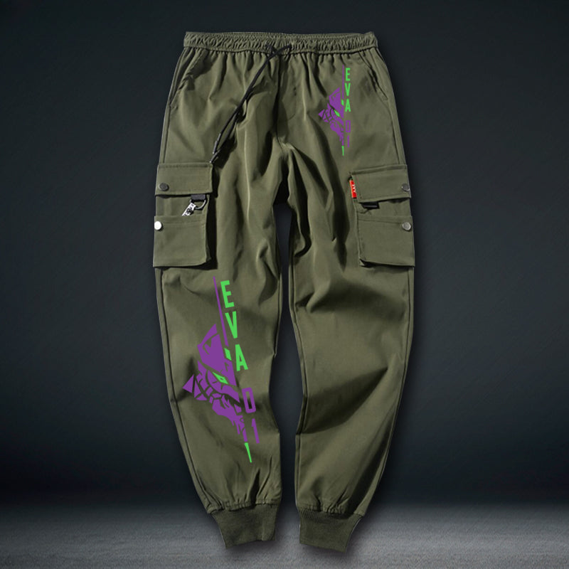 Men's Anime EVA-01 Loose Trousers