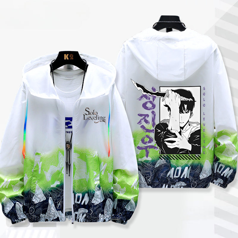 Unisex Casual Anime Thin Sunscreen Jacket