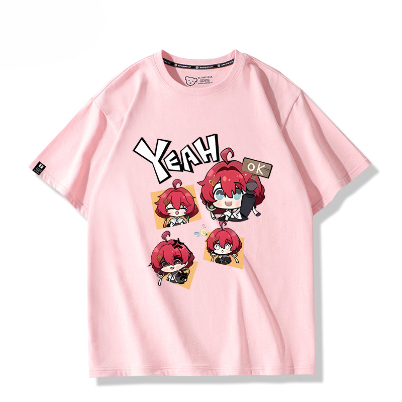 Casual Game Graphic Short-sleeved T-shirt