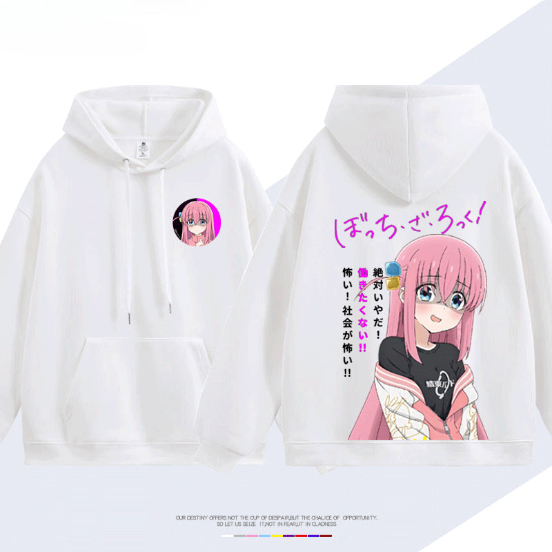 Unisex Anime Hitori Cotton Casual Hoodie