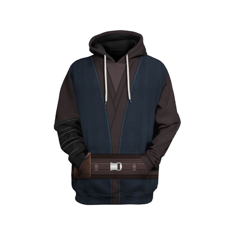 Unisex Comic 3d Print Cosplay Zipper Hoodie