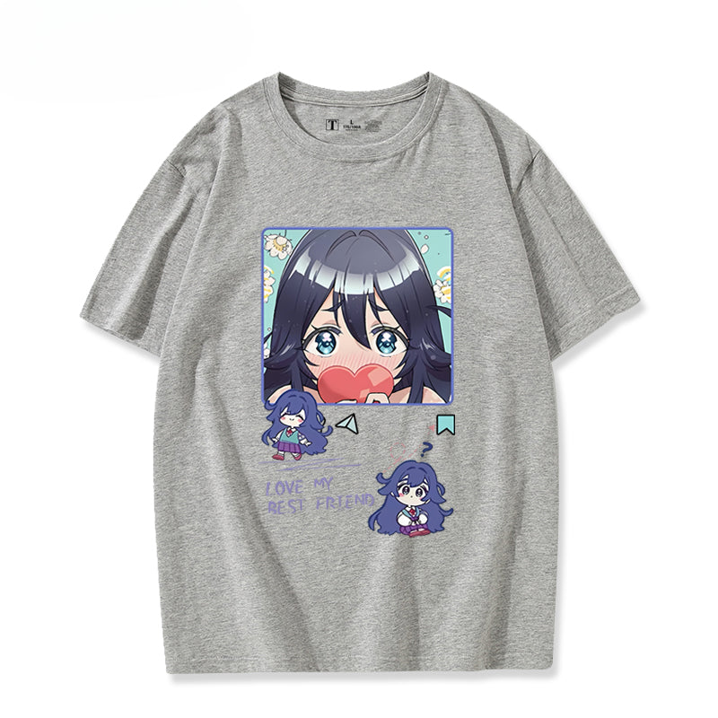 Unisex Anime Pattern Short Sleeve T-Shirt
