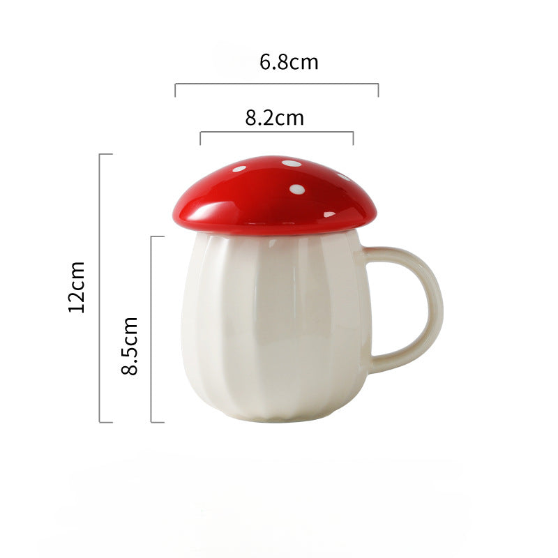 Red Mushroom Mug Coffee Cup