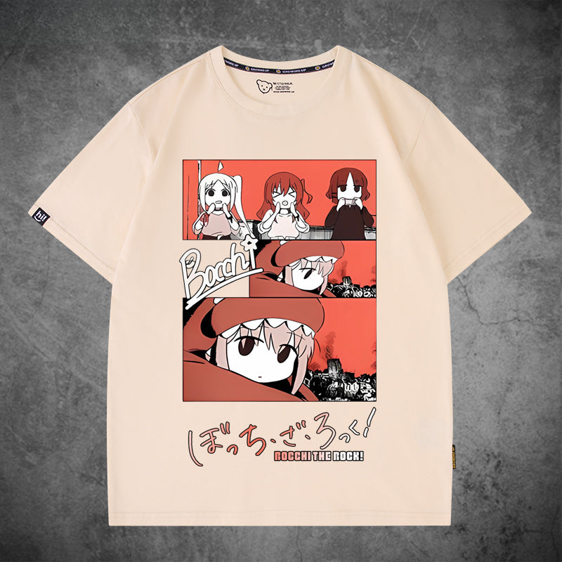 Unisex Bocchi Short-sleeved Cotton T-shirt