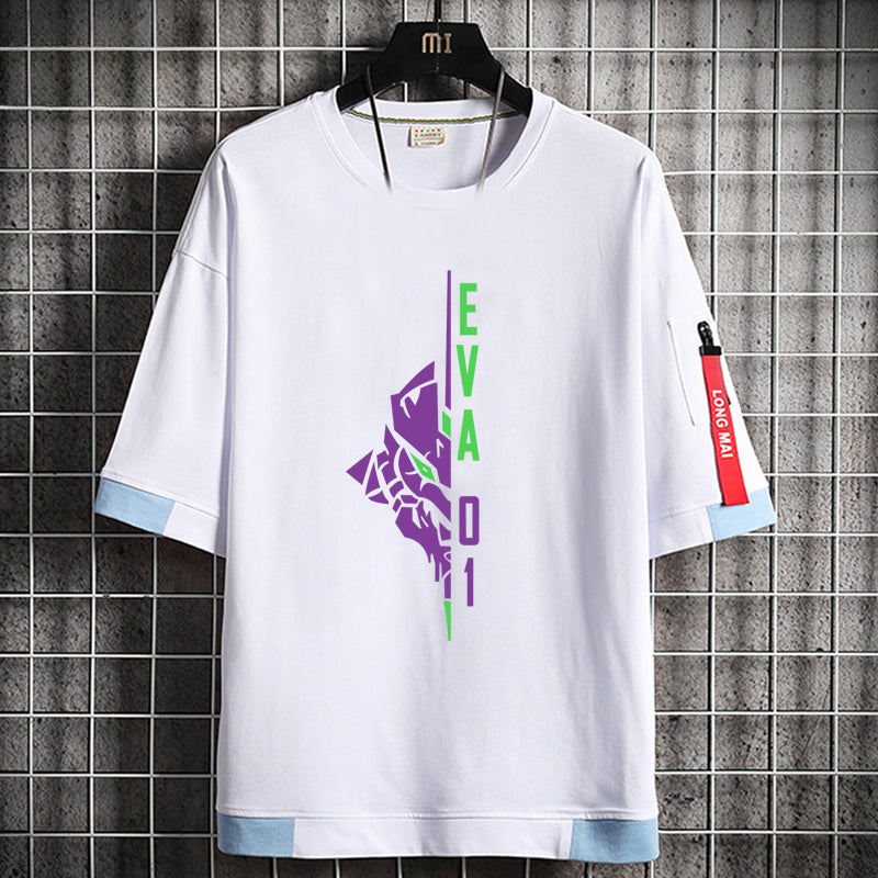 Men's EVA-01 Loose Short Sleeve T-Shirt