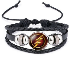 Cool Comic Logo Badge Gem Adjustable Bracelet