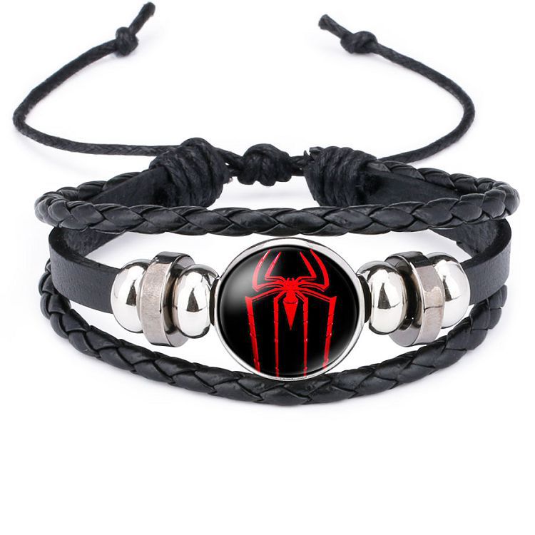 Cool Comic Logo Badge Gem Adjustable Bracelet