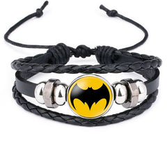 Cool Comic Logo Badge Gem Adjustable Bracelet