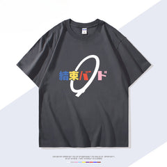 Casual Anime Logo Short Sleeve T-Shirt