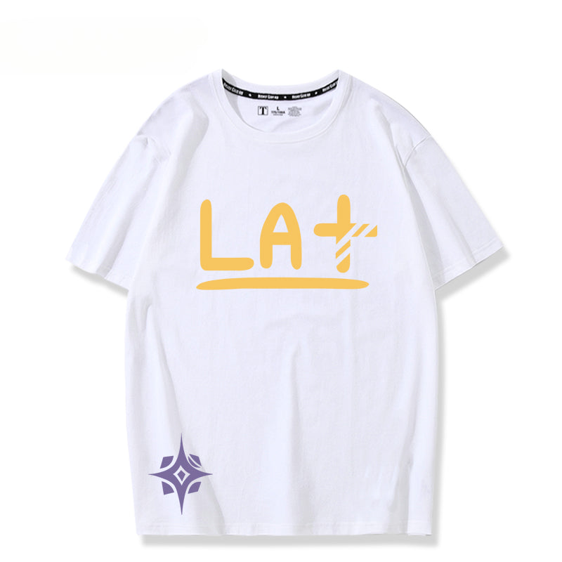 Women's Vtuber Anime Cos Short-sleeved T-shirt