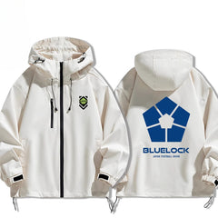 Nagi Anime Print Zipper Spring and Autumn Jacket