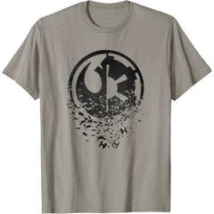 Classic Rebel Alliance & Galactic Empire Split T-Shirt