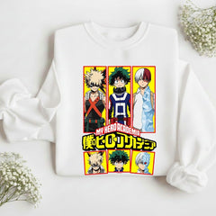 Deku Bakugo Todoroki Portraits T-Shirt Top