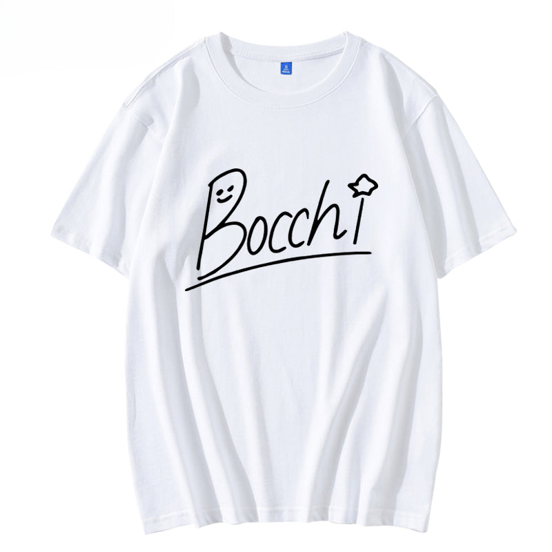 Bocchi Anime Logo Short-sleeved T-shirt