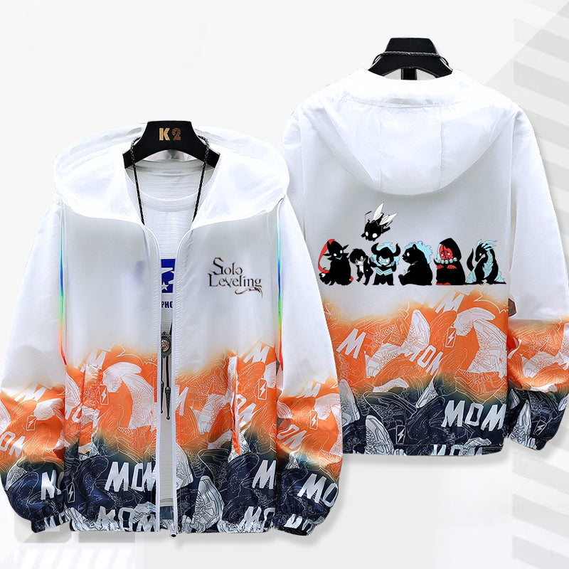 Unisex Casual Anime Thin Sunscreen Jacket