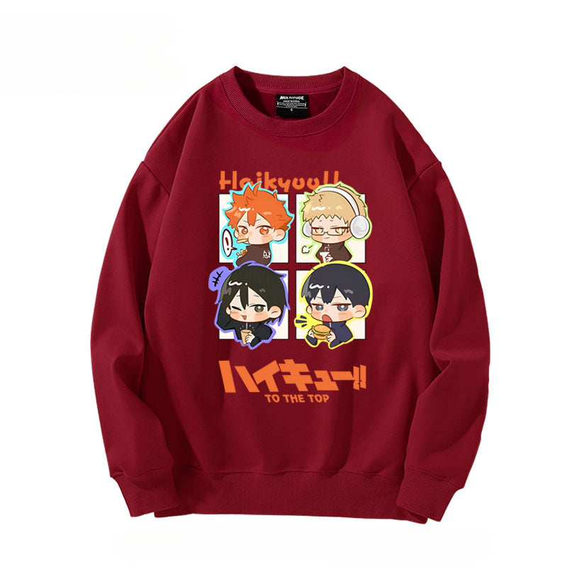 Unisex Hinata Anime Crew Neck Sweatshirt