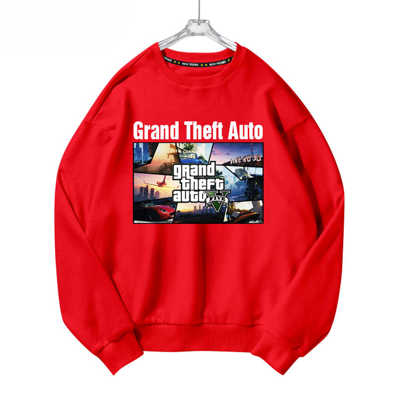 Game Crew Neck Pullover Sweatshirt