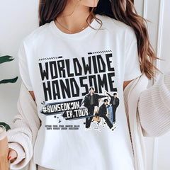 Jin Tour T-Shirt 2025 – Worldwide Handsome Tour Tee