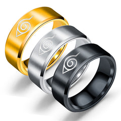 Anime Stainless Steel Jewelry Men's Ring