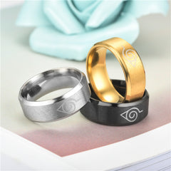 Anime Stainless Steel Jewelry Men's Ring