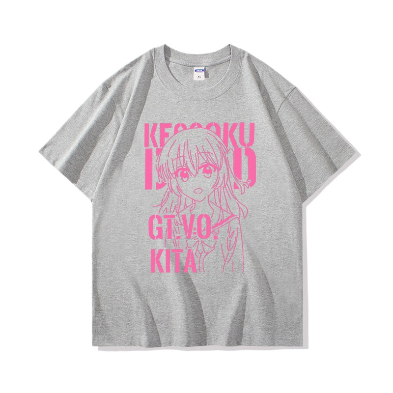 Women's Cotton Anime Short-sleeved T-shirt