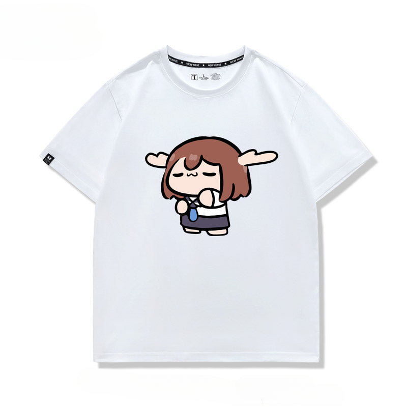 Unisex Anime Graphic Short-sleeved T-shirt