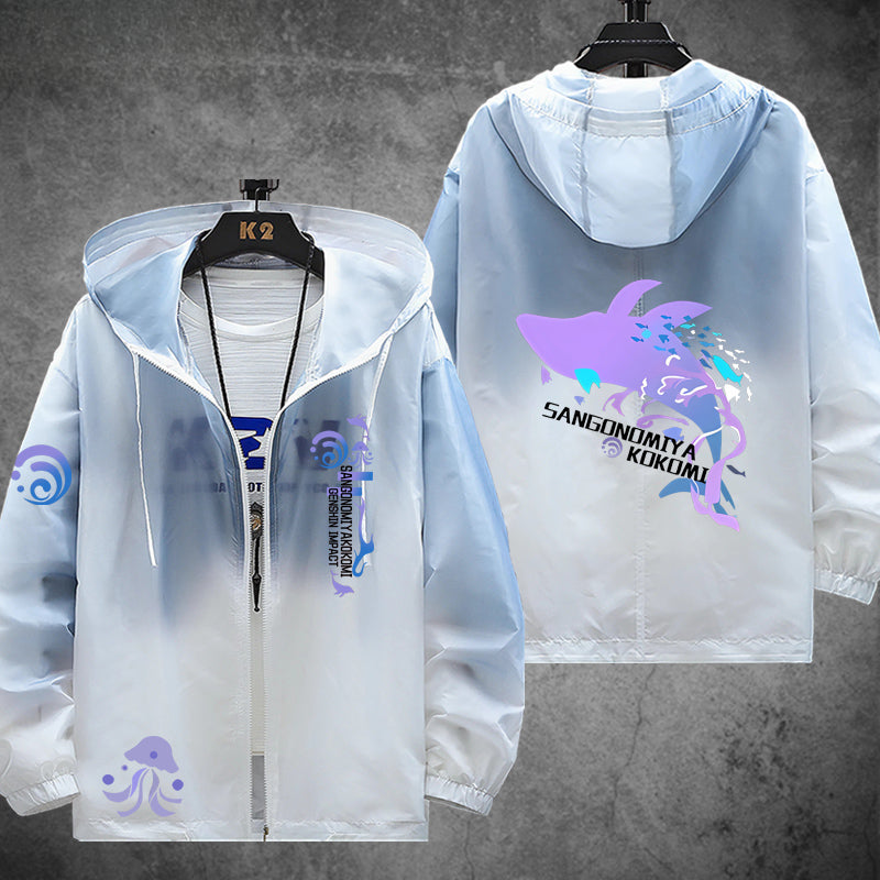 Trendy Game Print Sunscreen Thin Jacket