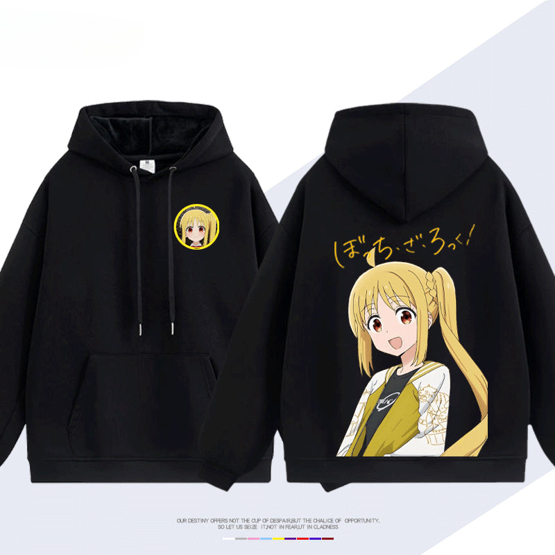 Unisex Anime Hitori Cotton Casual Hoodie
