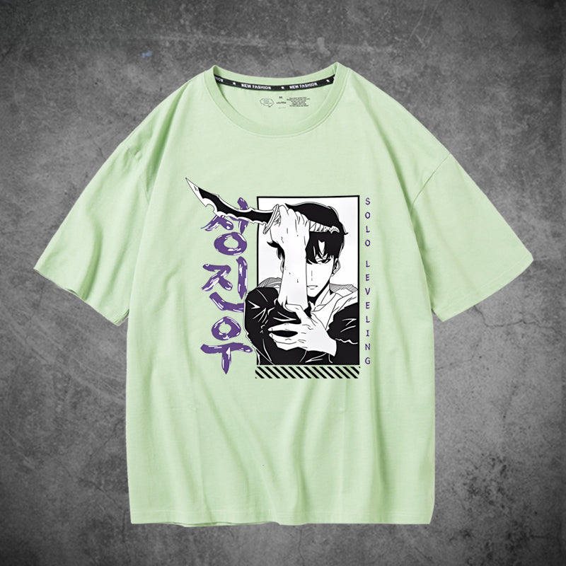 Unisex Anime Cos Cotton Short-sleeved T-shirt