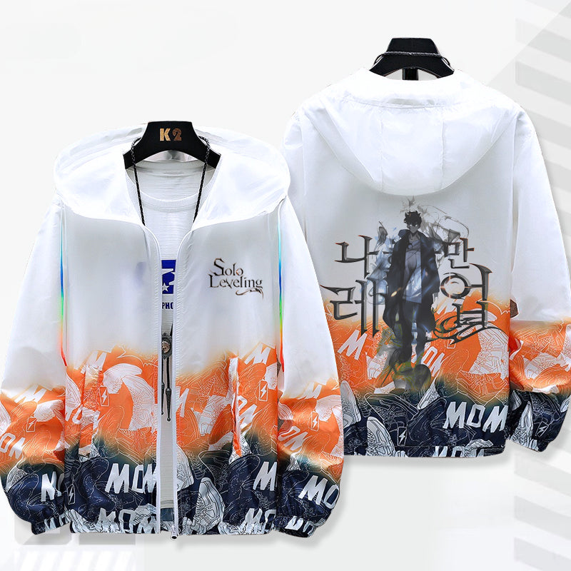 Unisex Casual Anime Thin Sunscreen Jacket