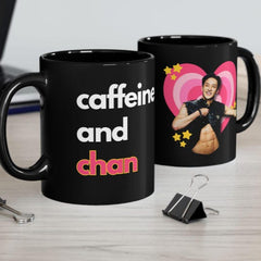 Bang Chan Abs Black Mug