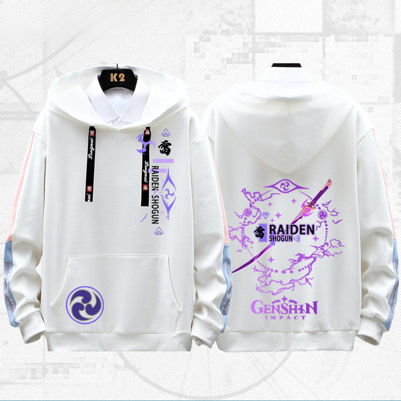 Men's Game Graphic Print Loose Hoodie