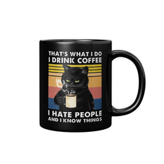 Creative Black Cat Coffee Mug