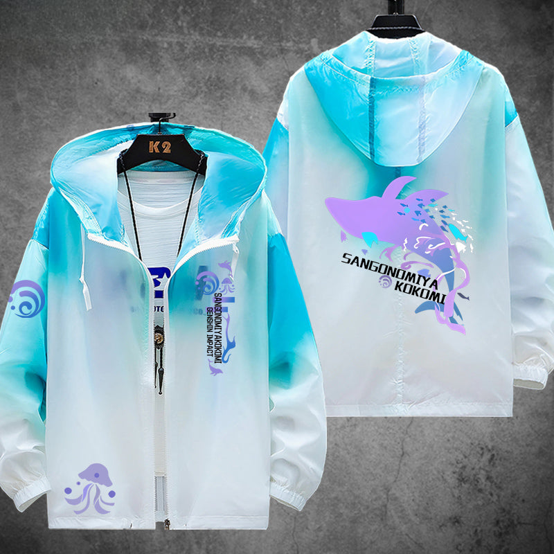 Trendy Game Print Sunscreen Thin Jacket