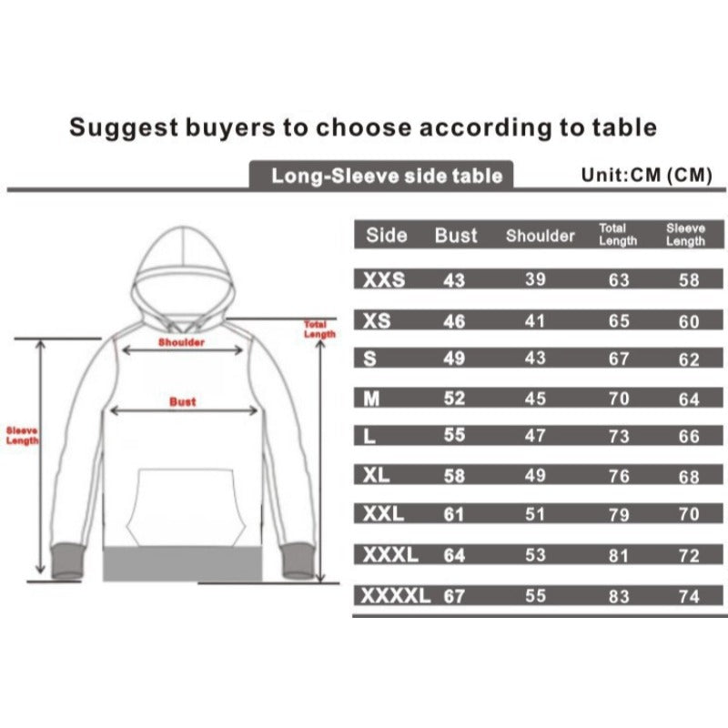 Casual Anime Print Loose Pullover Hoodie
