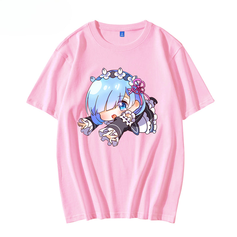 Women's Rem Anime Short-sleeved T-shirt