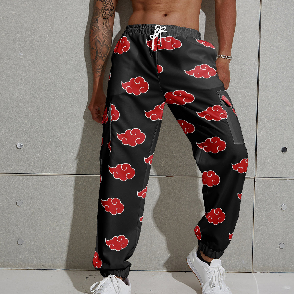 Men's Casual Anime Printed Loose Sweatpants