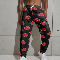 Men's Casual Anime Printed Loose Sweatpants